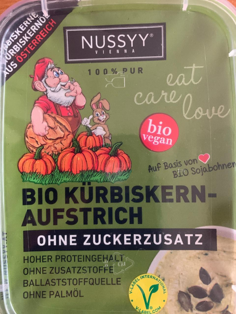 Fotografie - Bio Kürbiskernaufstrich Nussyy