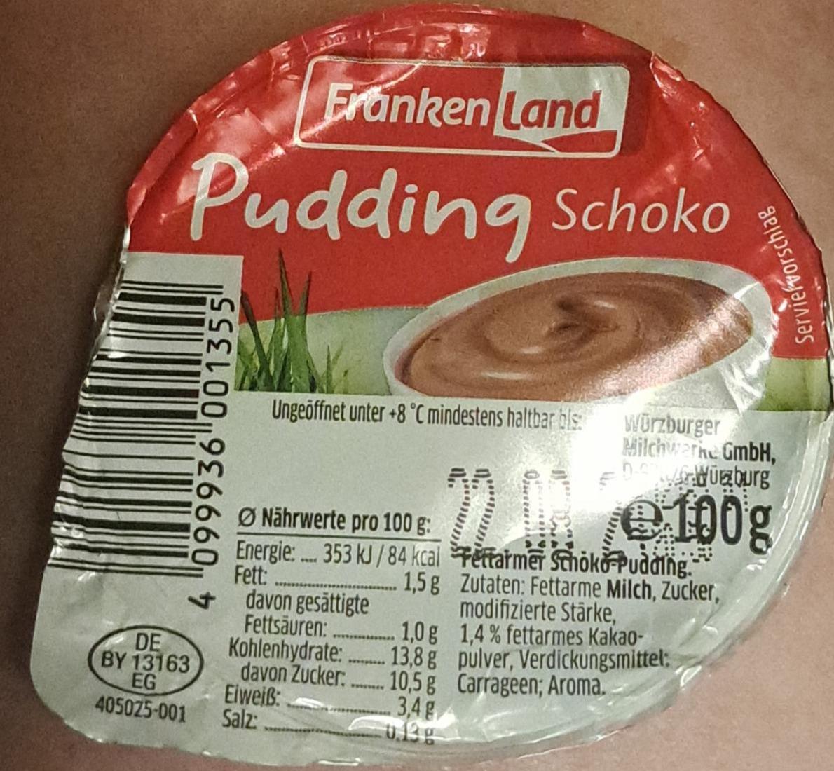 Fotografie - Pudding schoko Frankenland