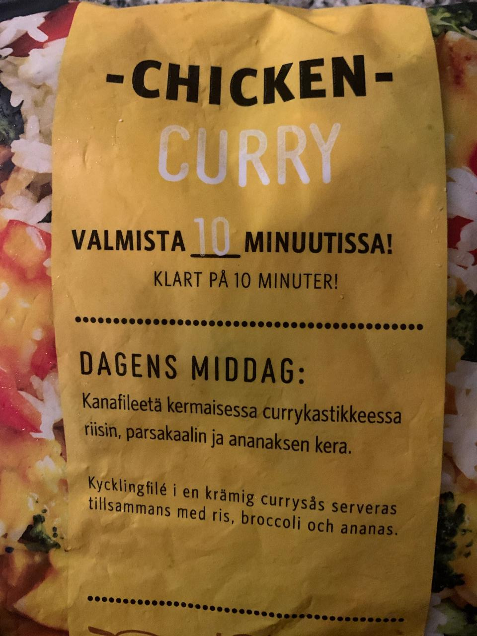 Fotografie - Chicken Curry Findus