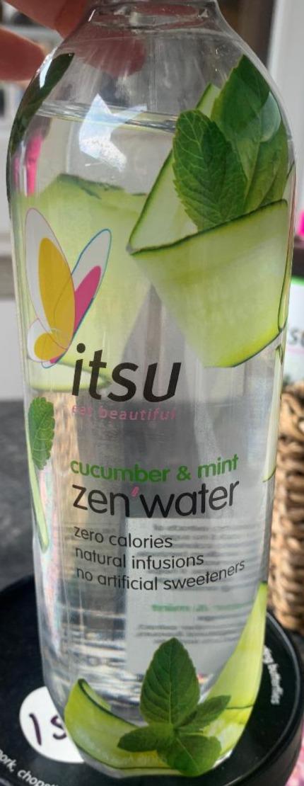 Fotografie - Zen water cucumber & mint Itsu