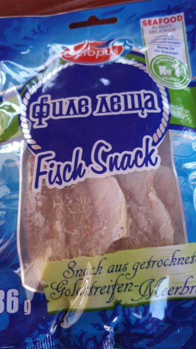 Fotografie - sušený a solený snack z filetu špičatníka