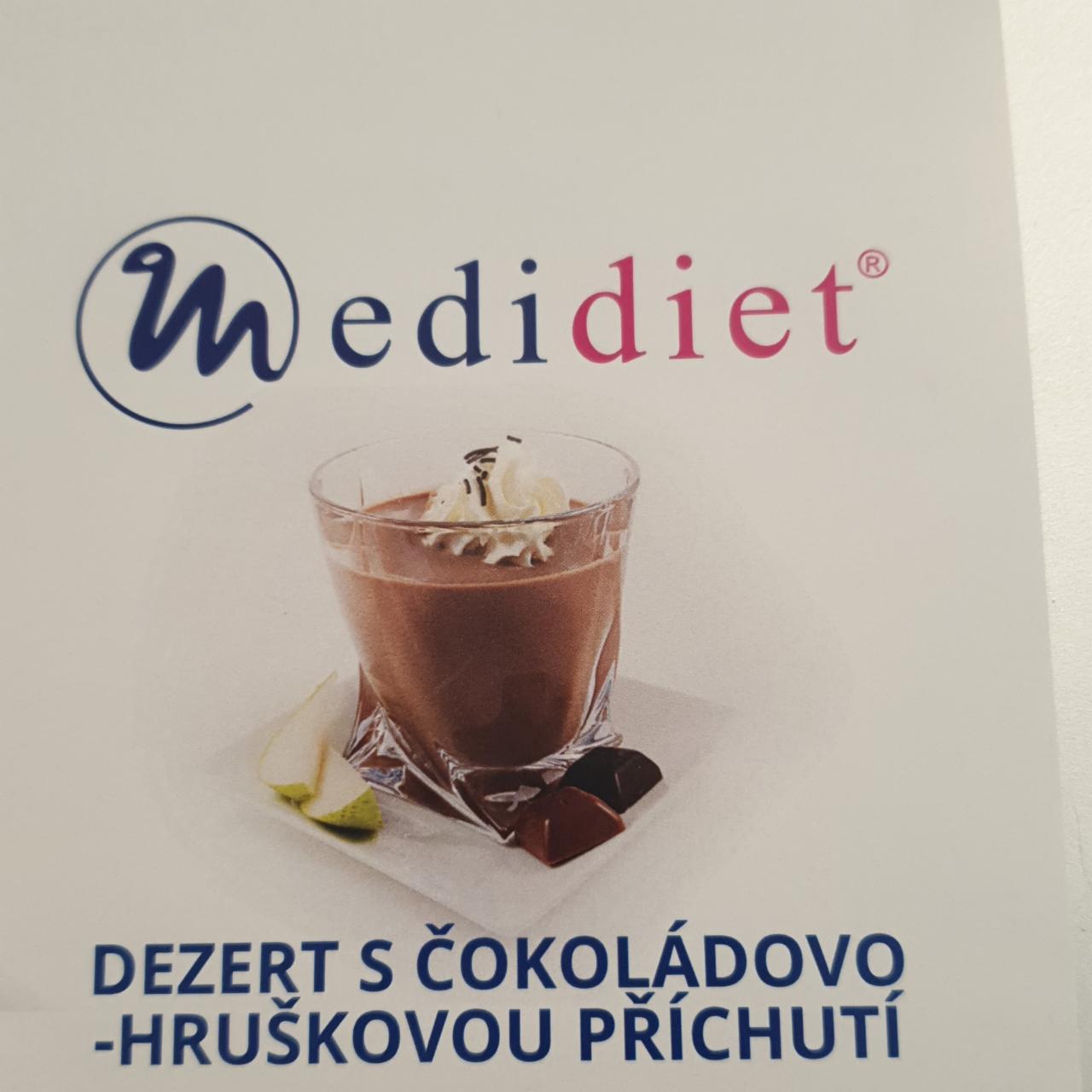 Fotografie - Dezert s čokoládovo-hruškovou příchutí Medidiet