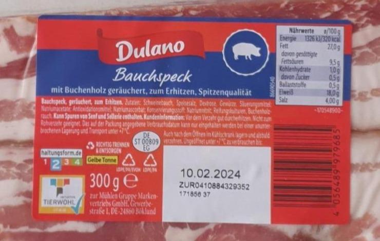 Fotografie - Bauchspeck (slanina) Dulano