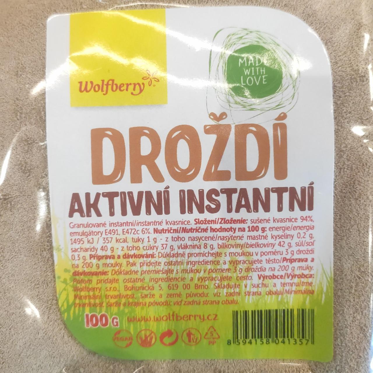 Fotografie - Droždí aktivní instantní Wolfberry