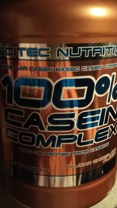 Fotografie - 100% Casein Complex Belgian choco Scitec Nutrition