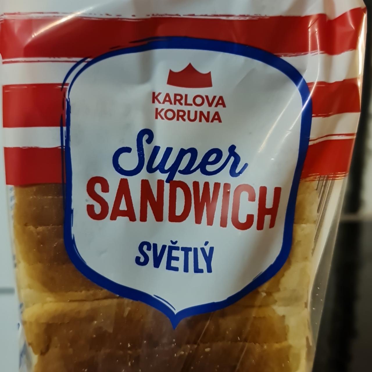 Fotografie - Super sandwich světlý Karlova Koruna