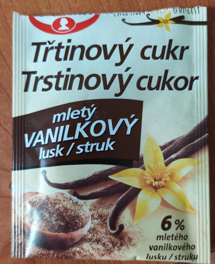 Fotografie - Třtinový cukr s vanilkovým luskem Dr. Oetker