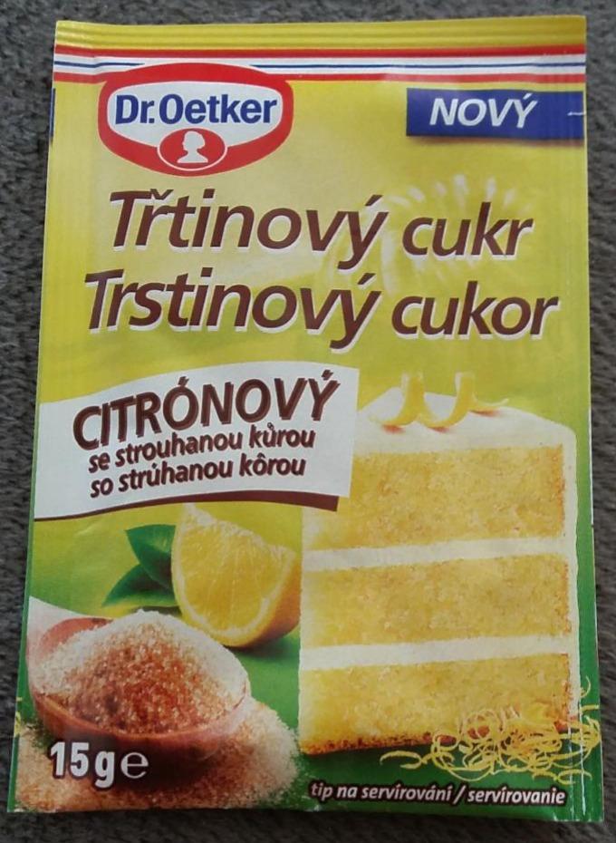 Fotografie - Třtinový cukr citrónový Dr.Oetker