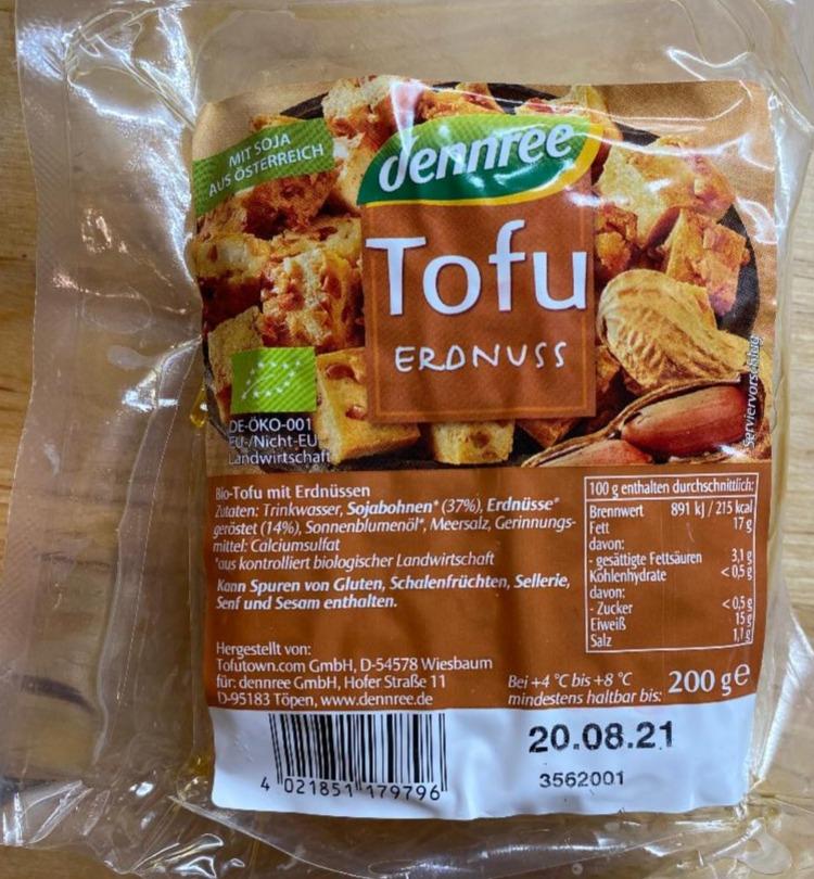 Fotografie - Tofu Erdnuss Dennree