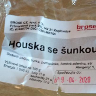 Fotografie - houska se šunkou Brose