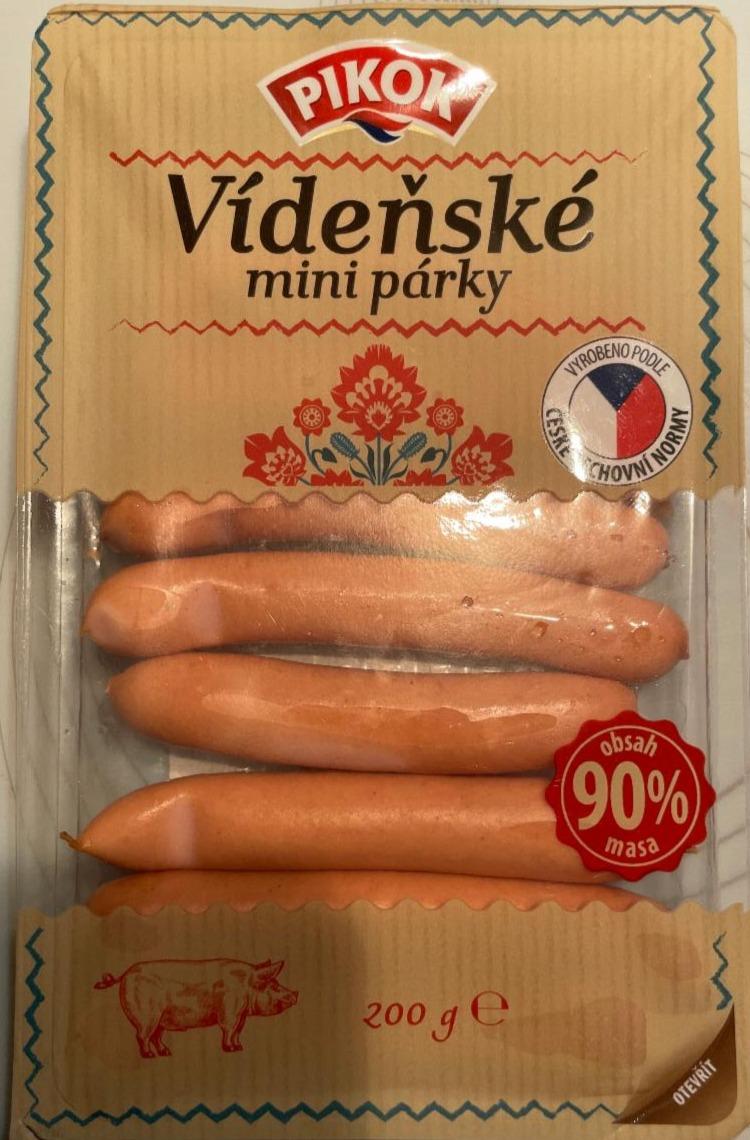 Fotografie - Vídeňské mini párky 90% masa Pikok