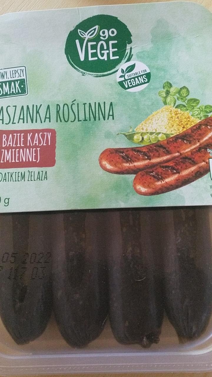 Fotografie - kaszanka roslinna Go Vege