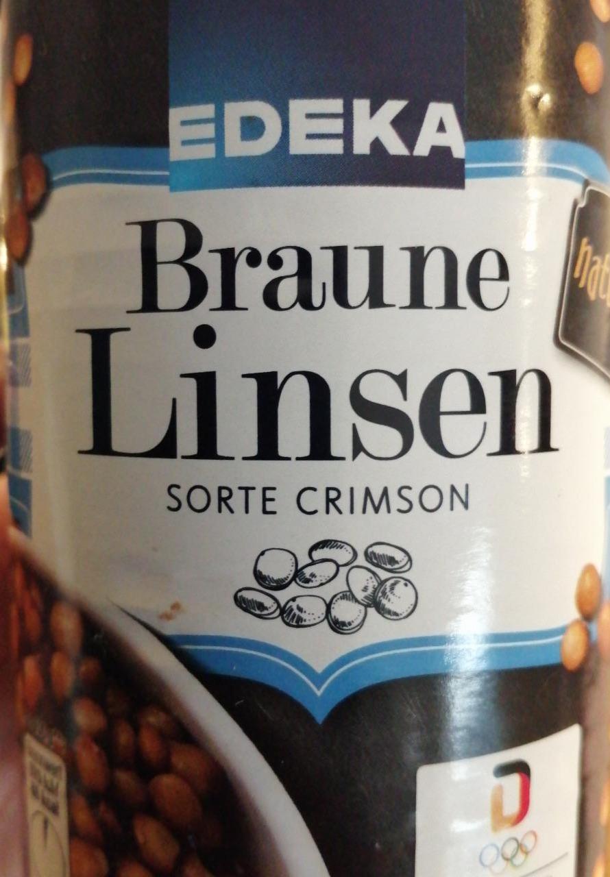 Fotografie - Braune Linsen Edeka