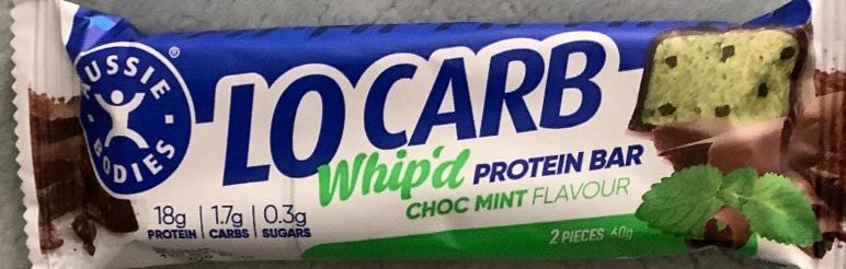 Fotografie - Lo carb choc mint protein bar