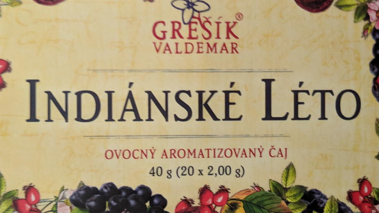 Fotografie - Indiánské léto ovocný aromatizovaný čaj Grešík Valdemar