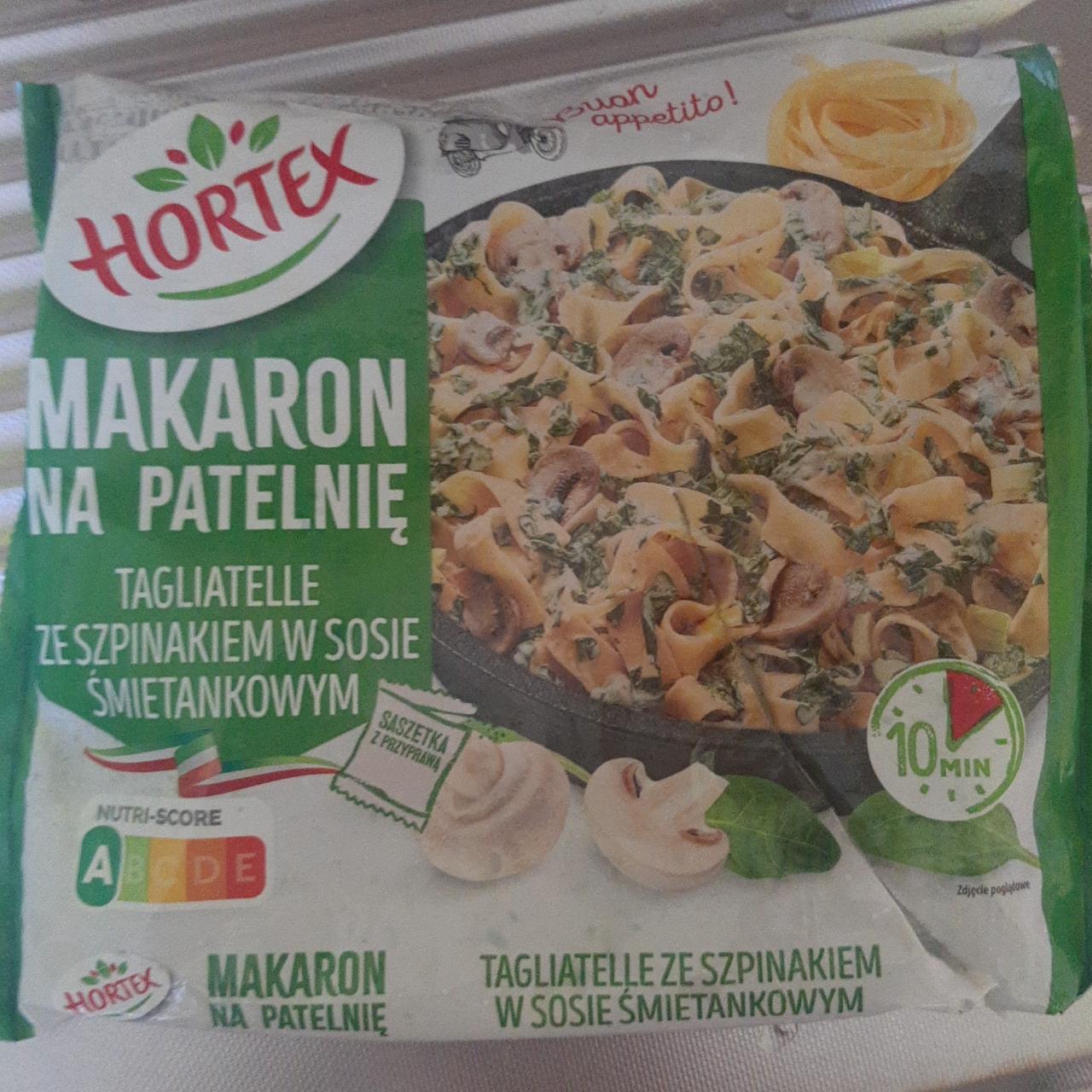 Fotografie - Makaron na patelnię z sosem szpinakowym Hortex