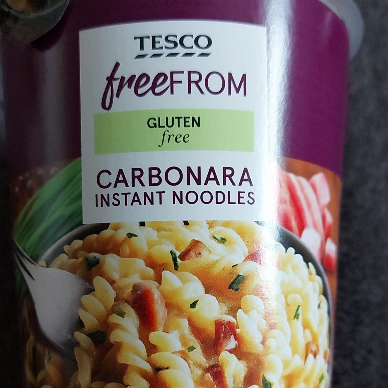 Fotografie - Free From Carbonara Instant Noodles Tesco