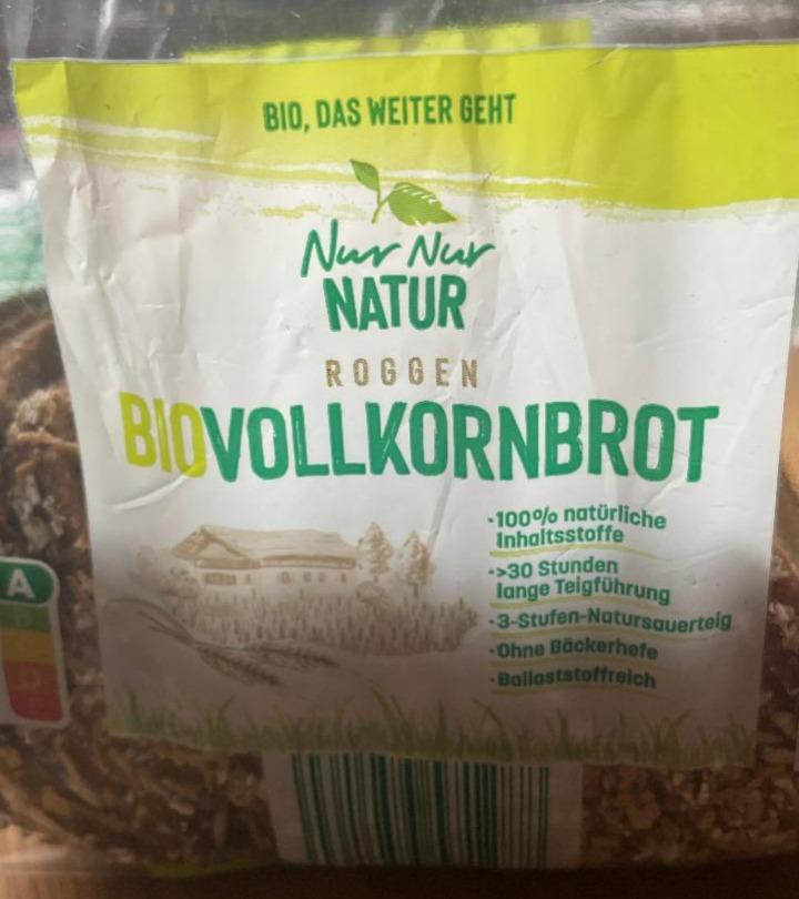 Fotografie - Roggen Bio Vollkornbrot Nur Nur Natur