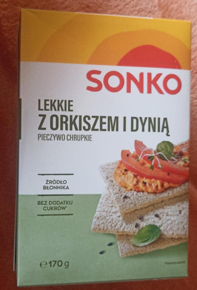 Fotografie - Pieczywo chrupkie lekkie z orkiszem i dynią Sonko