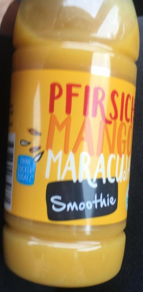 Fotografie - Pfirsich Mango Maracuja Smoothie