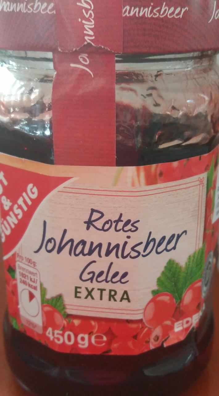 Fotografie - Rotes Johannisbeer Gelee Extra Gut & Günstig