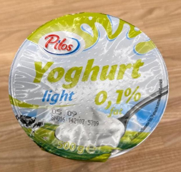 Fotografie - Yoghurt light 0,1% tuku Pilos