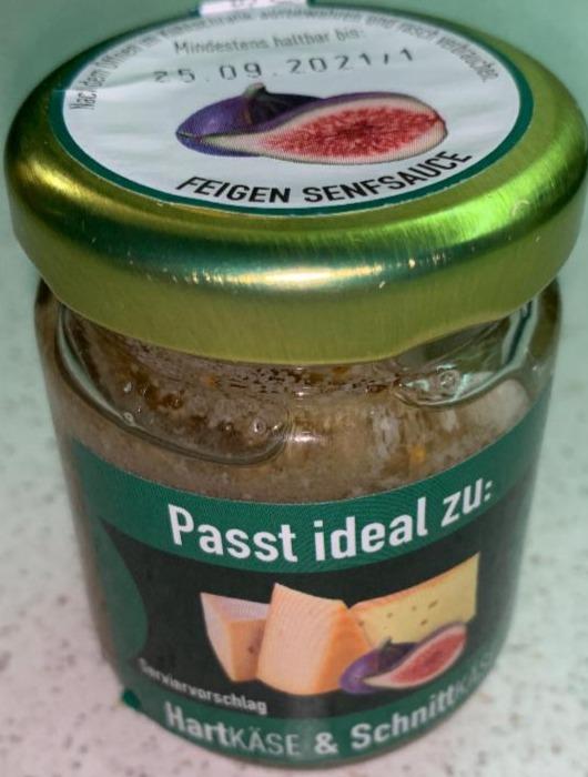 Fotografie - Feigen Senfsauce Rewe