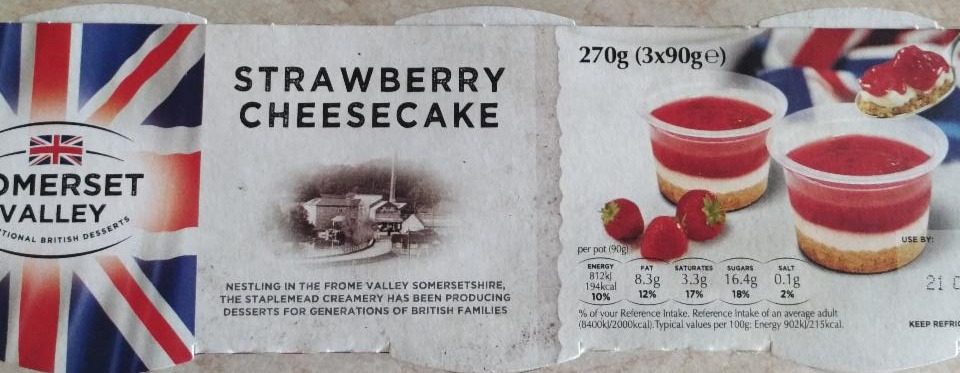 Fotografie - Strawberry Cheesecake Somerset Valley