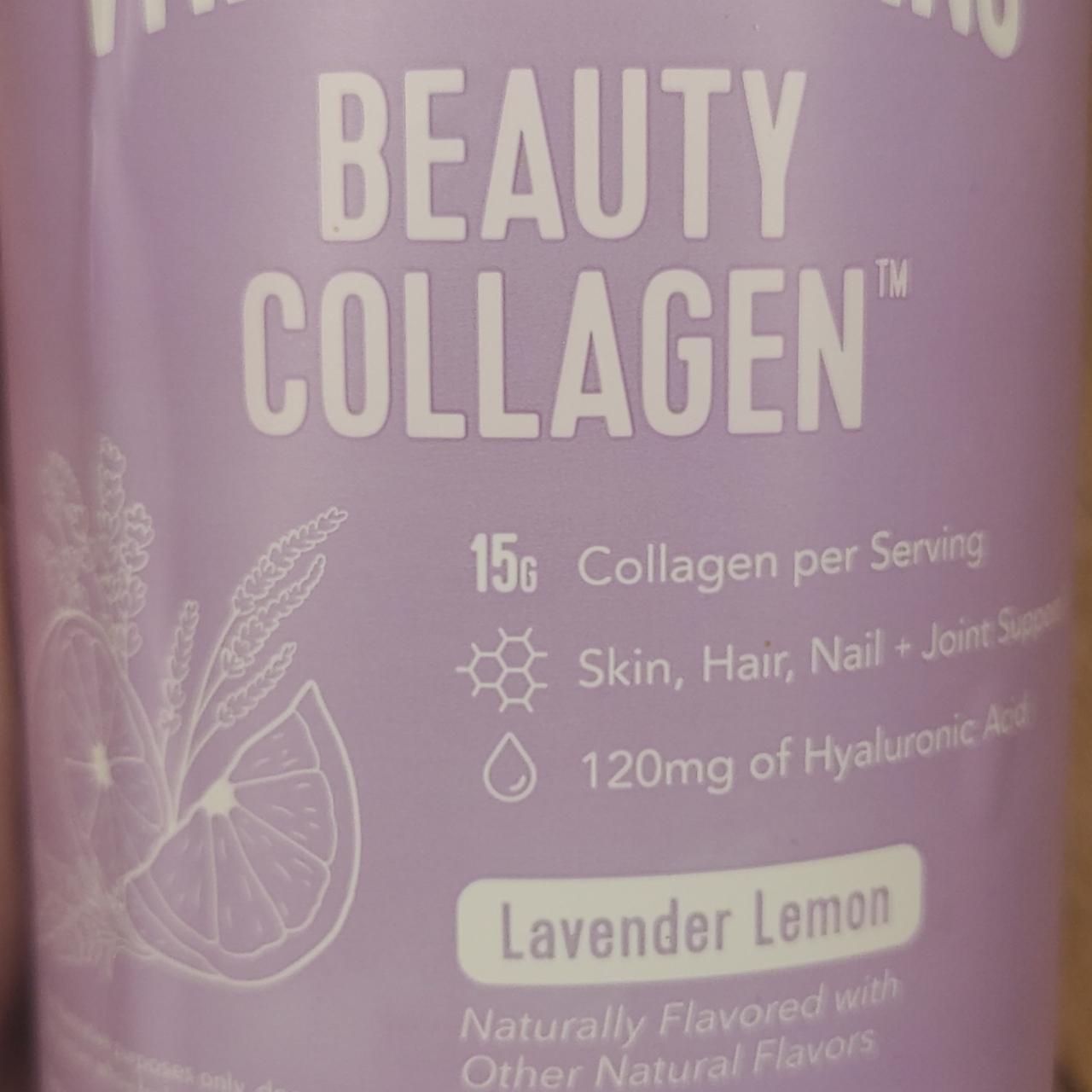 Fotografie - Beauty collagen lavender lemon Vital Proteins