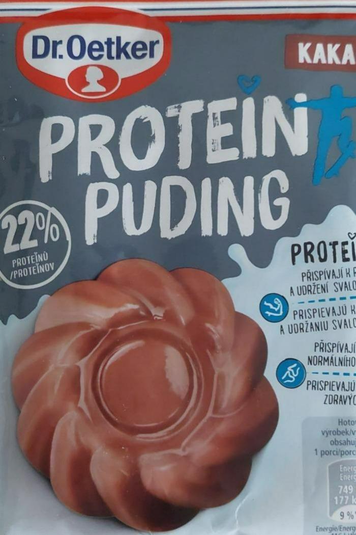 Fotografie - Protein puding čokoláda Dr. Oetker suchý stav