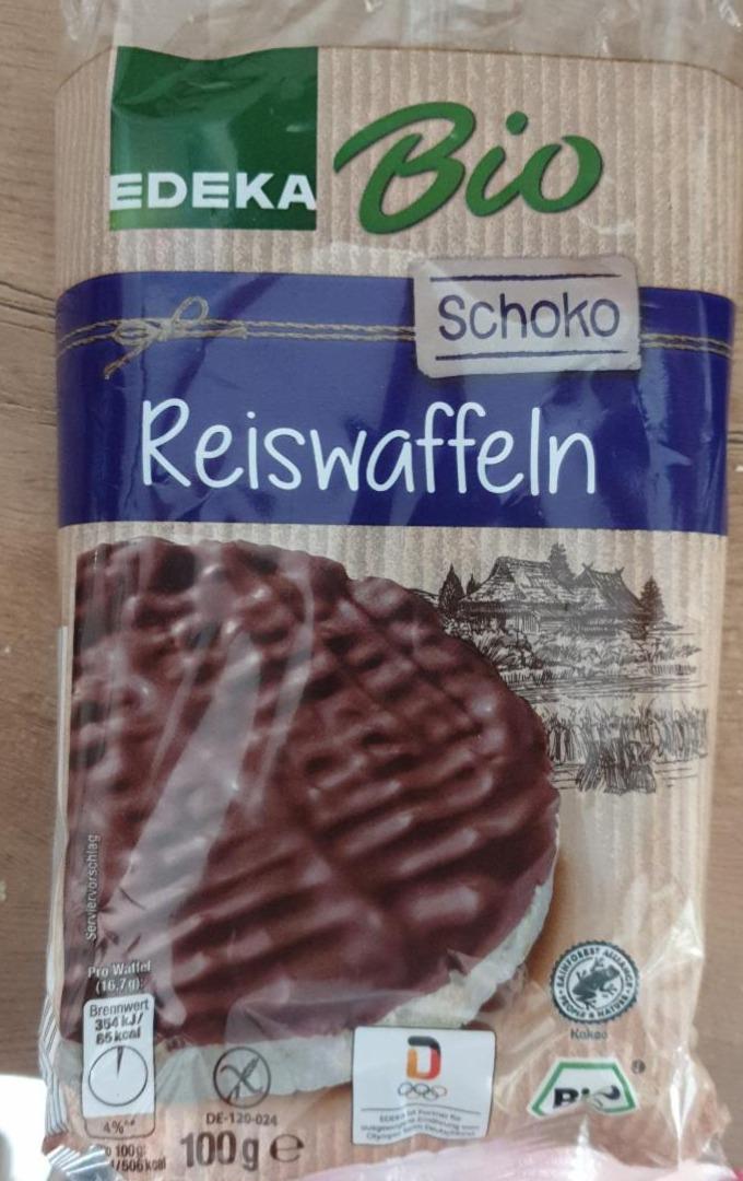 Fotografie - Schoko Reiswaffeln Edeka Bio