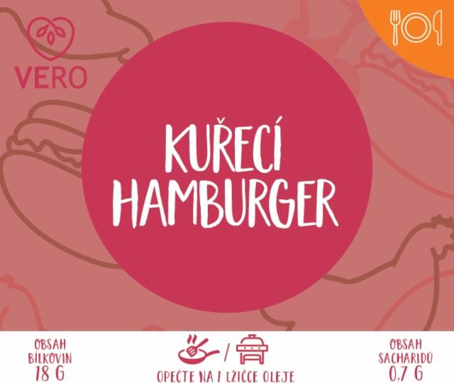 Fotografie - Kuřecí hamburger (VERO diet)