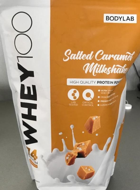 Fotografie - Whey100 salted caramel milkshake Bodylab