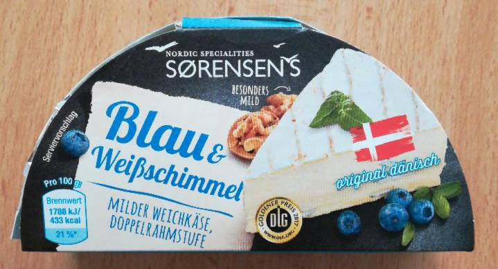 Fotografie - Blau & Weißschimmelkäse Sørensen's