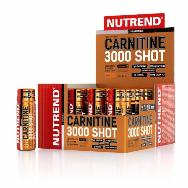 Fotografie - Carnitine 3000 shot orange (pomeranč) Nutrend