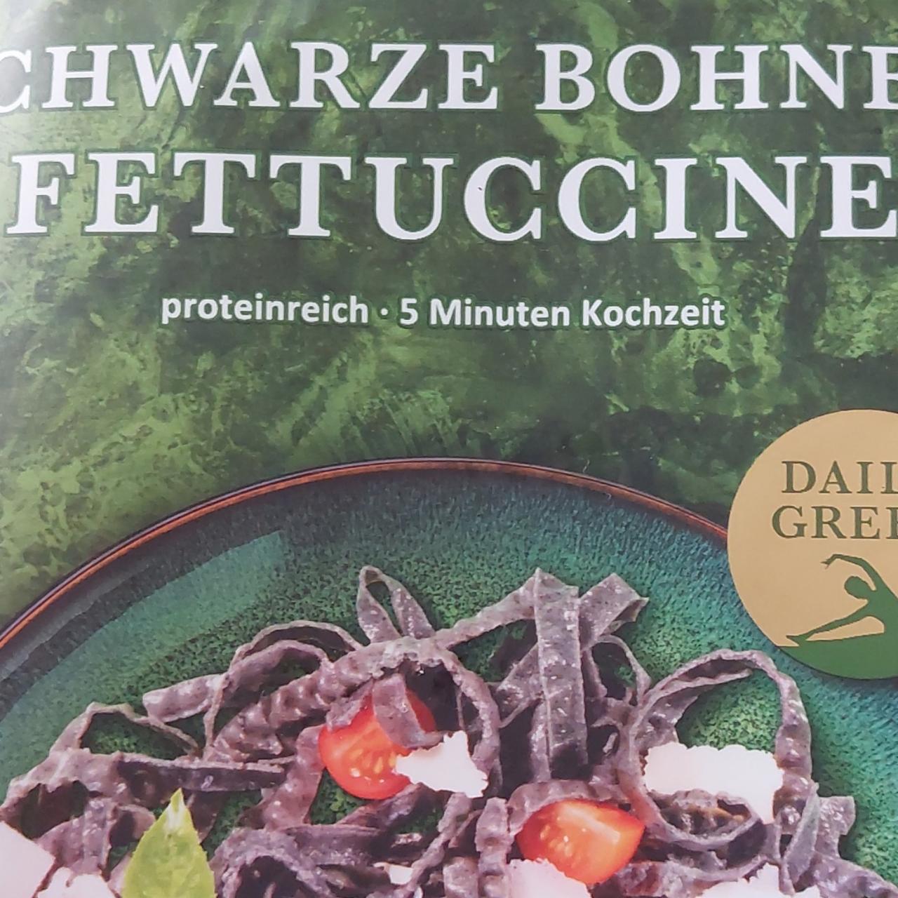 Fotografie - schwarze bohnen fettuccine Bio Rinatura