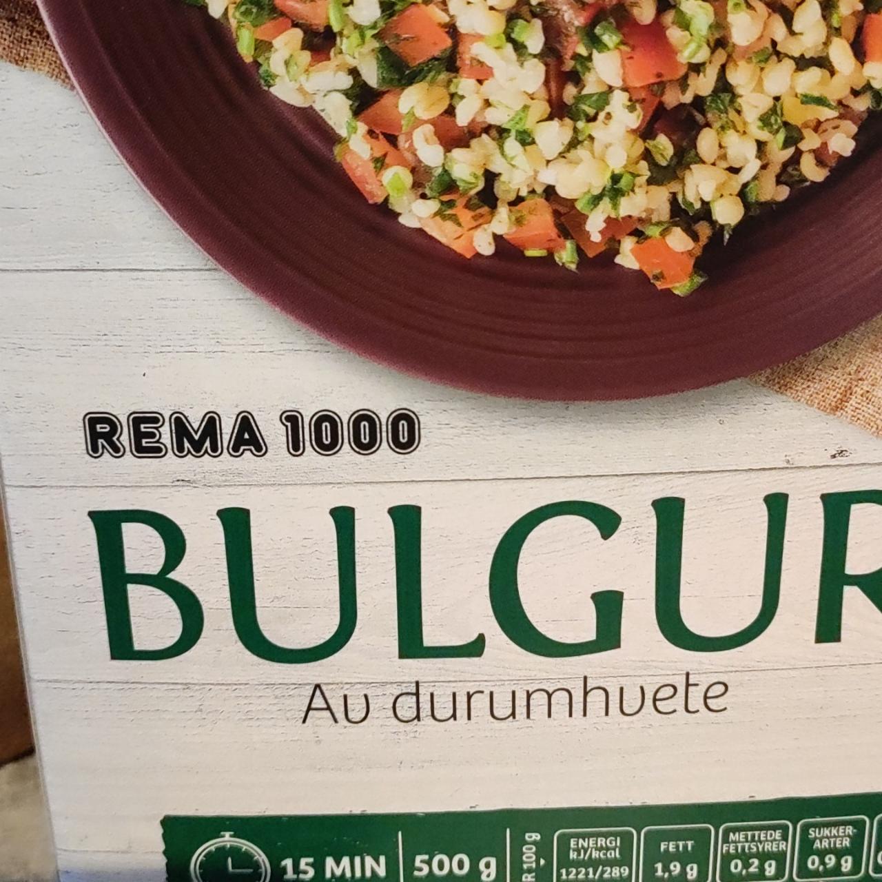 Fotografie - Bulgur au durumhvete Rema1000