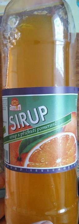 Fotografie - Sirup Pomeranč Amin