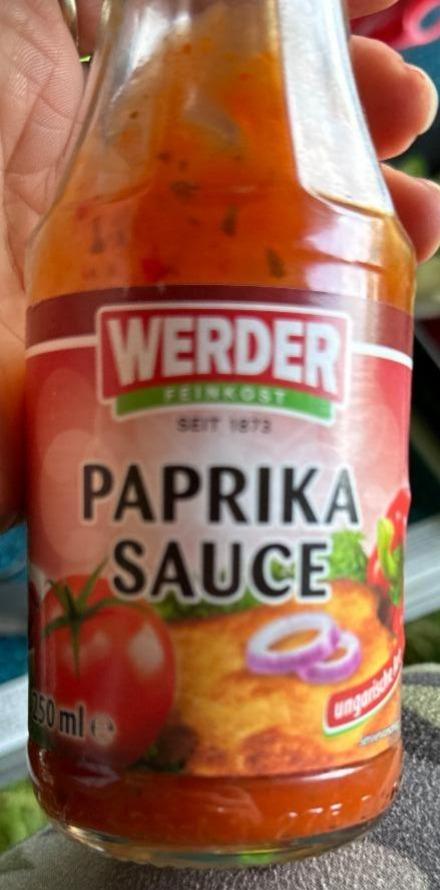 Fotografie - Paprika sauce Werder