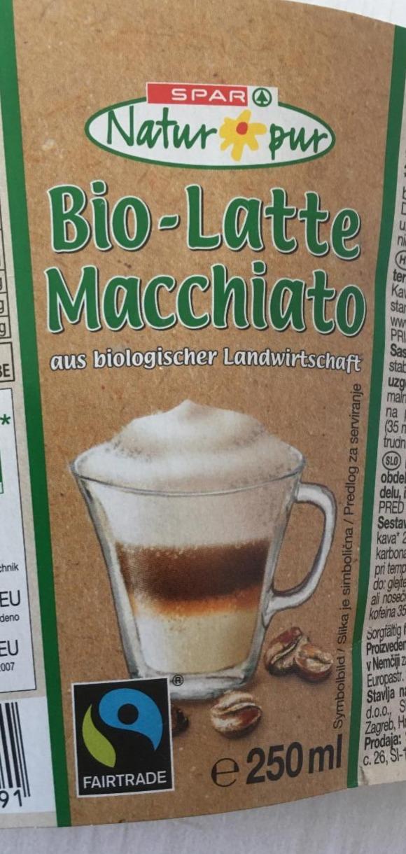 Fotografie - Bio-Latte Macchiato Spar Natur pur