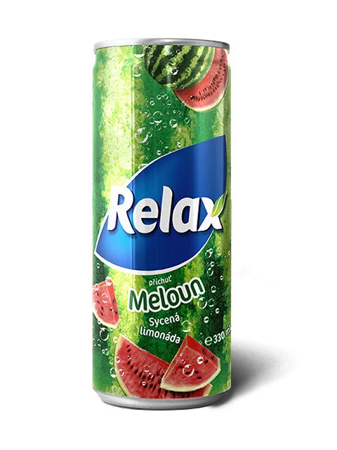 Fotografie - Sycená limonáda příchuť Meloun Relax