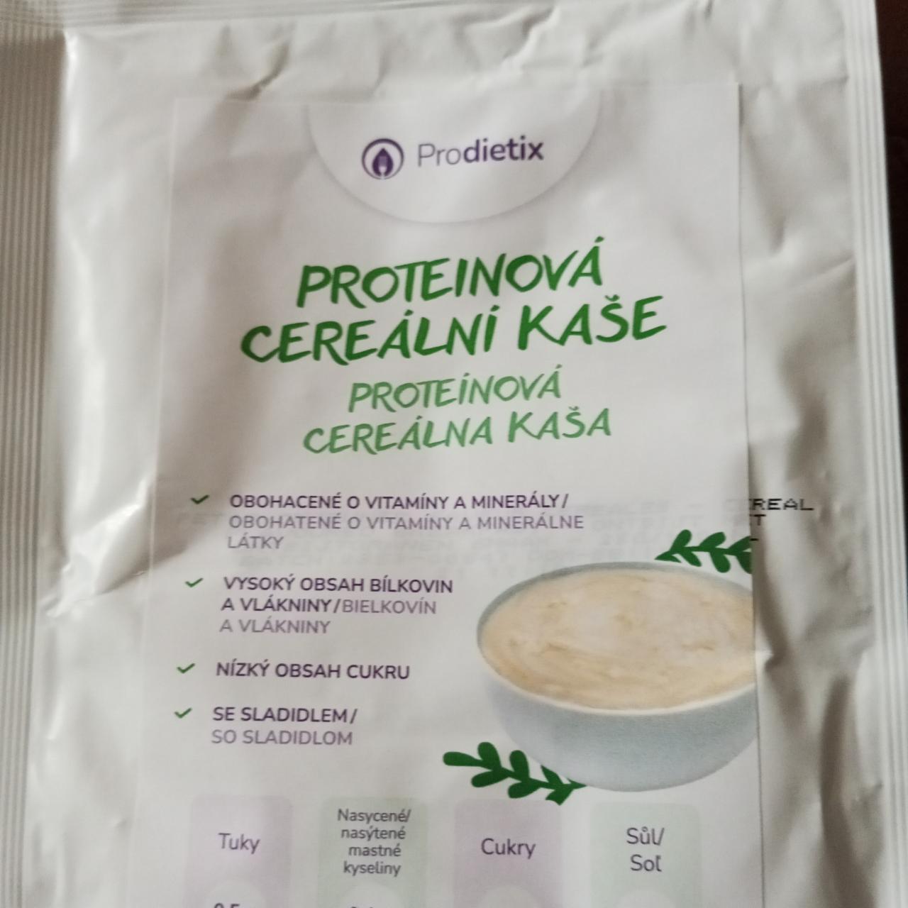 Fotografie - Proteinová cereální kaše Prodietix