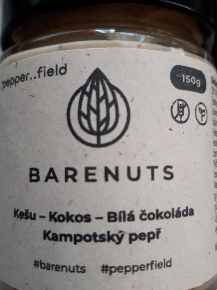 Fotografie - Kešu Kokos Bílá čokoláda Kampotský pepř Barenuts