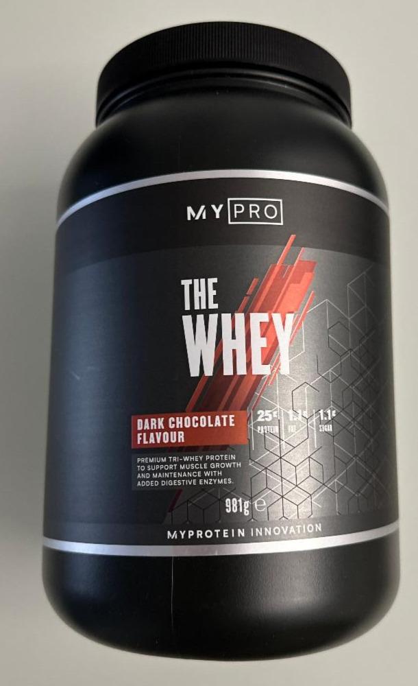 Fotografie - The whey dark chocolate MyPro