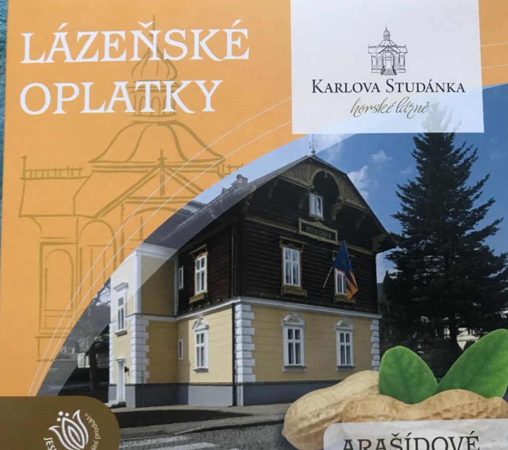 Fotografie - lázeňské oplatky Karlova Studánka arašídové