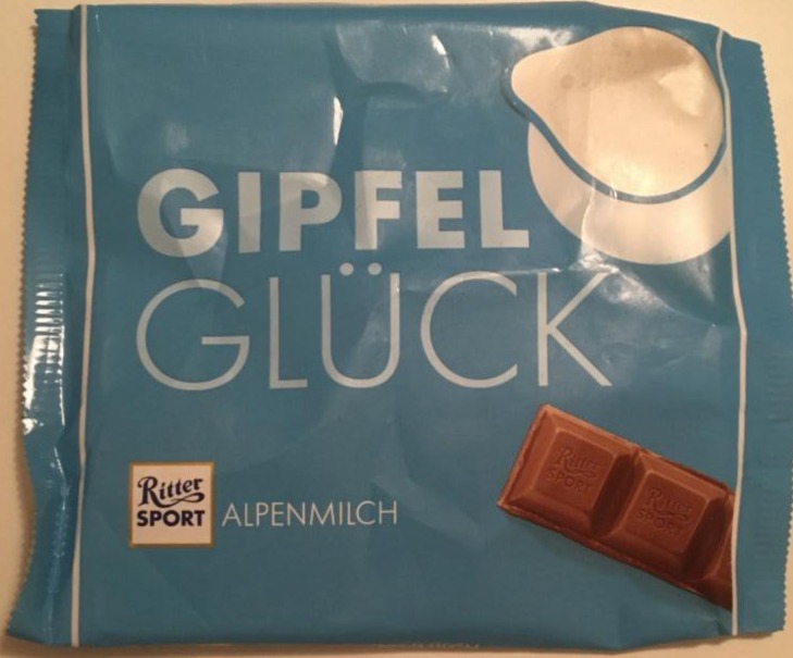 Fotografie - Gipfel Glück Ritter sport