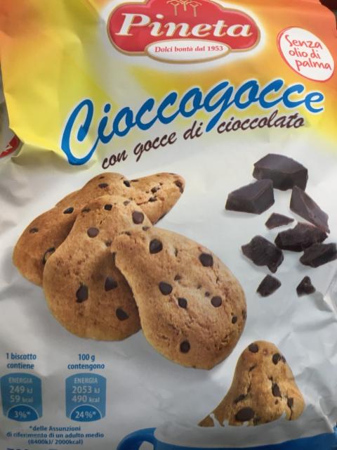 Fotografie - Cioccogocce con gocce di cioccolato Pineta