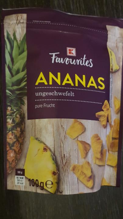 Fotografie - Ananas kousky sušené K-Favourites