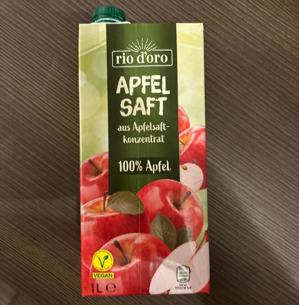 Fotografie - Apfel saft 100% Apfel Rio d'oro