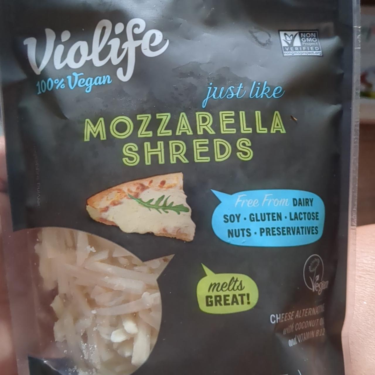 Fotografie - 100% Vegan Just Like Mozzarella Shreds Violife